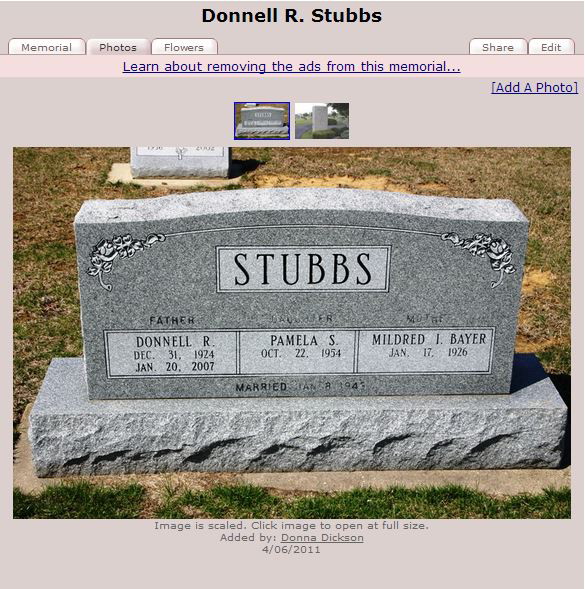 Donnell R Stubbs