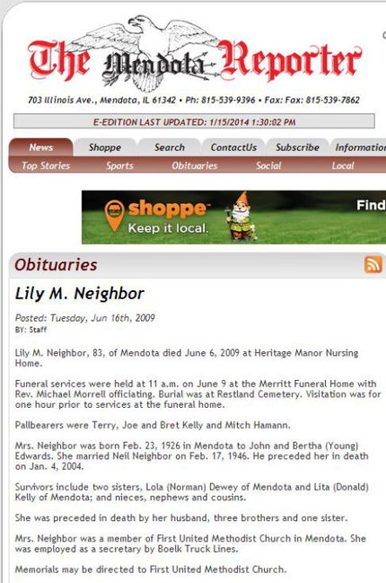 Lily M Neighbor