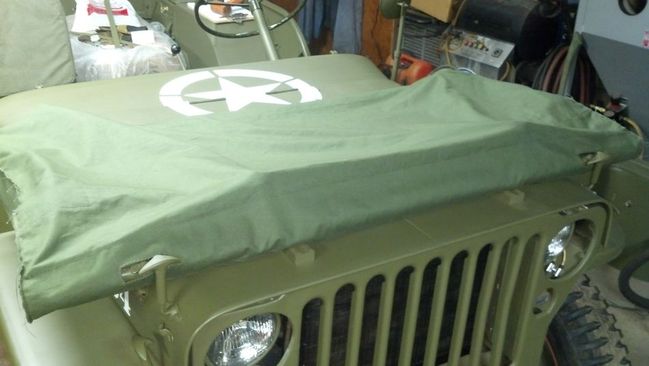 Scheibenabdeckung windshield cover Willy's Jeep MB Ford GPW Hotchkiss 