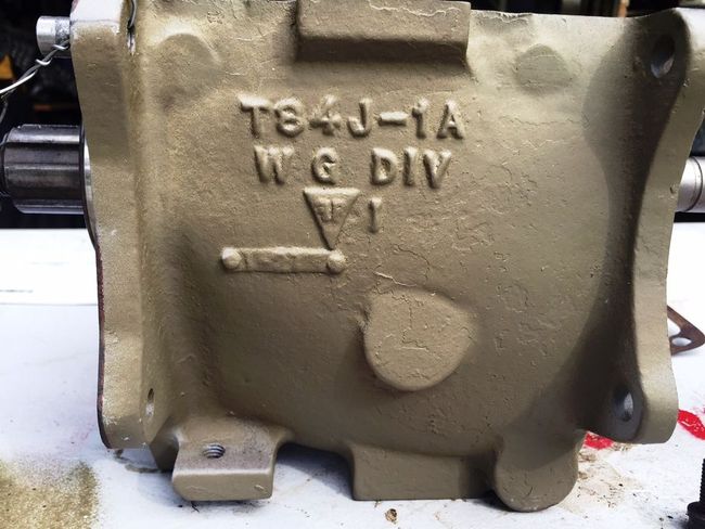 T84J-1A WG DIV Transmission Case Markings
