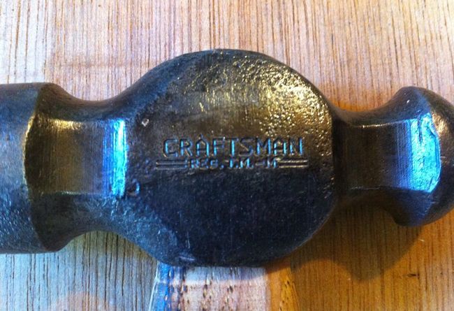 Craftsman hammer head marking