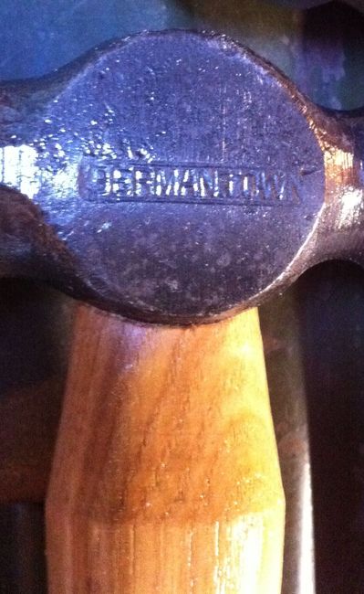 Germantown marked hammer head