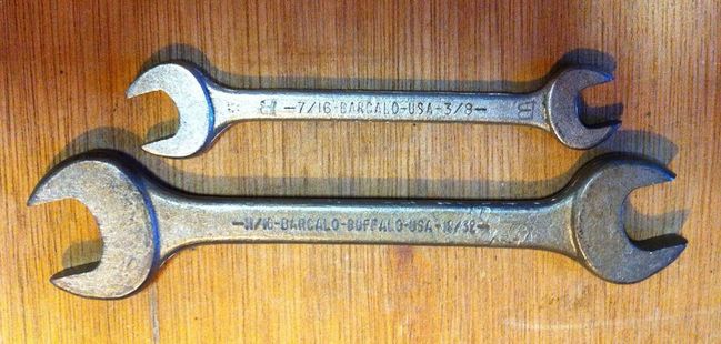 Barcalo and BB DOE postwar wrenches