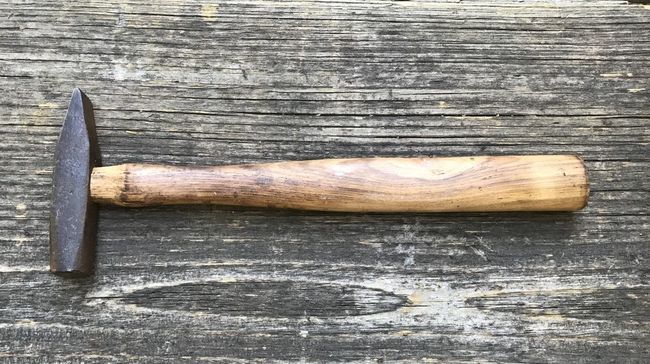 Re-handled cross pein hammer
