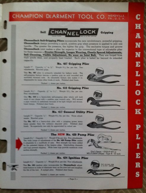 1953 Champion deArment catalog