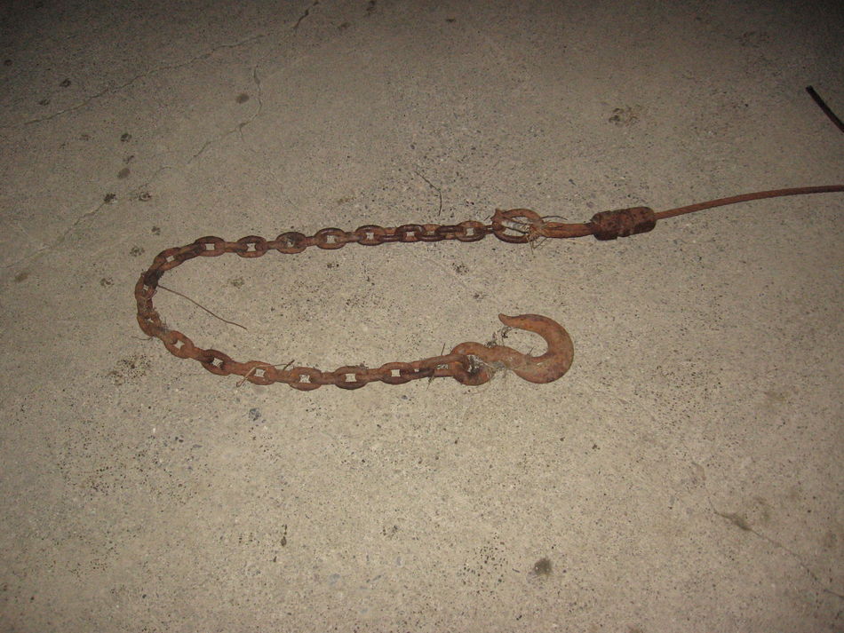 Need pics of original winch chain and hook