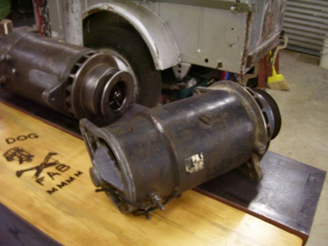 generator GPW marked end pully