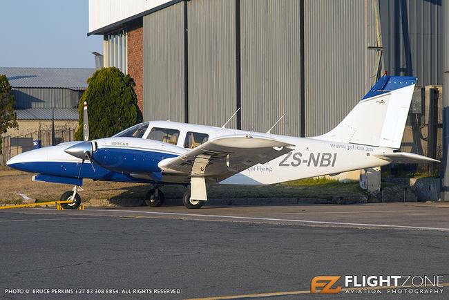 Piper PA-34 Seneca ZS-NBI Rand Airport FAGM