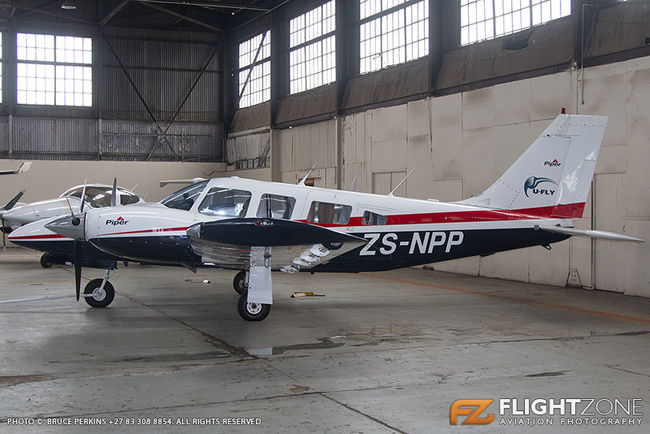 Piper PA-34 Seneca ZS-NPP Rand Airport FAGM