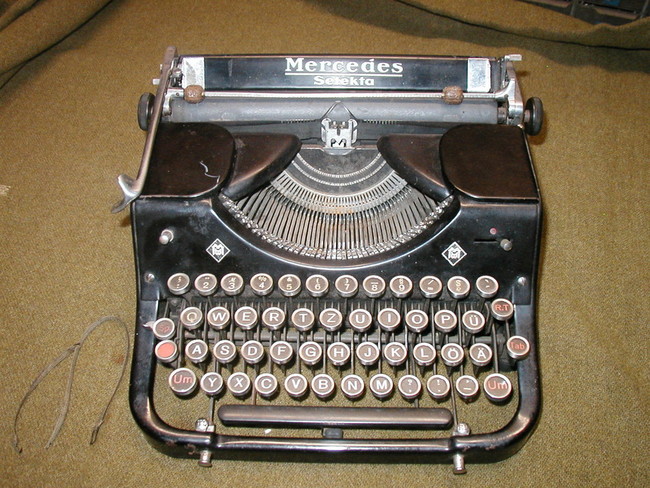 Mercedes typewriter for sale