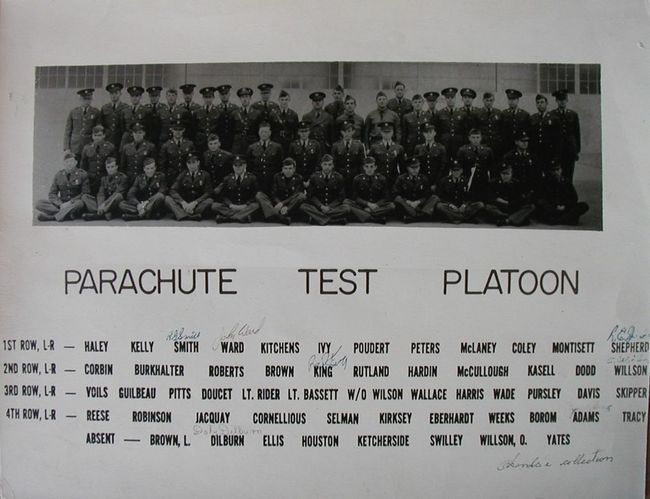 WW2 Parachute Test Platoon photo