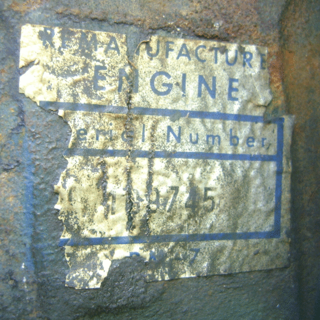 Remanufactured engine sticker