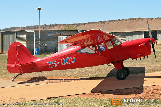 Auster ZS-UOU Syferfontein Airfield FASY