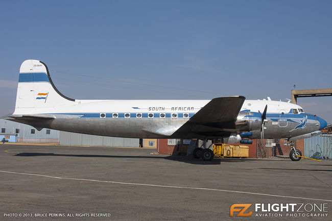 Douglas DC-4 C-54 Skymaster ZS-BMH Rand Airport FAGM