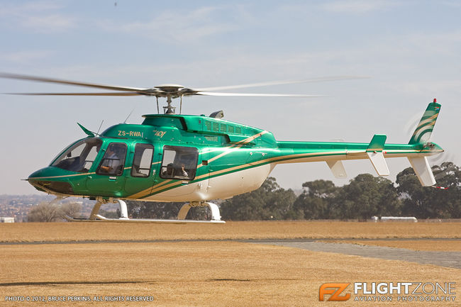 Bell 407 ZS-RWA Rand Airport FAGM