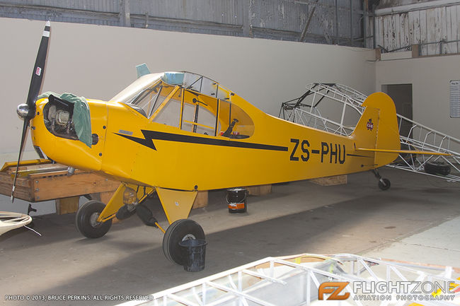 Piper J3C Cub ZS-PHU Rand Airport FAGM