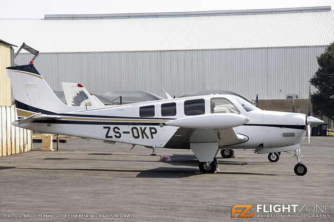 Beechcraft G36 Bonanza ZS-OKP Rand Airport FAGM 36