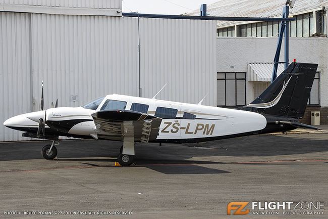Piper PA-34 Seneca ZS-LPM Rand Airport FAGM