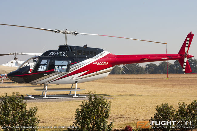 Bell 206B Jet Ranger ZS-HCZ Rand Airport FAGM