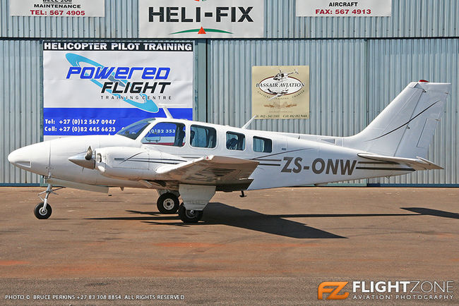 Beechcraft Baron 58 ZS-ONW Wonderboom Airport FAWB
