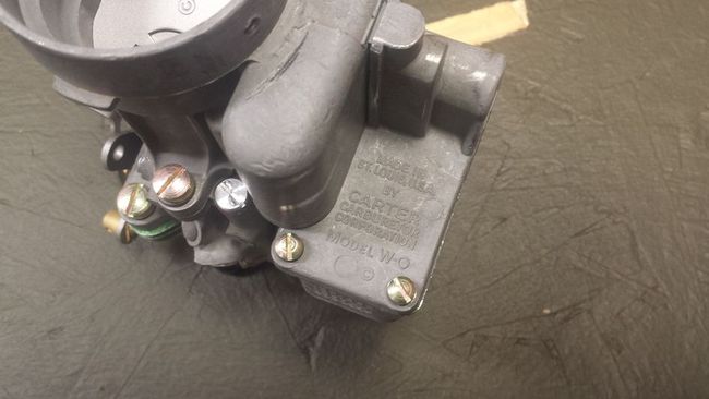 Rebuilt carburetor