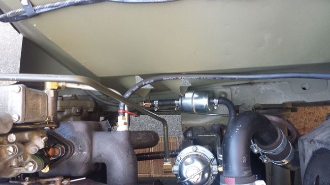 tidy up engine compartment