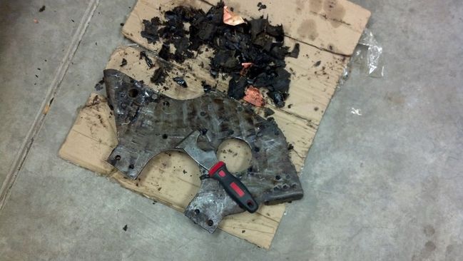 1/1/14 cleaning NOS mounting plate
