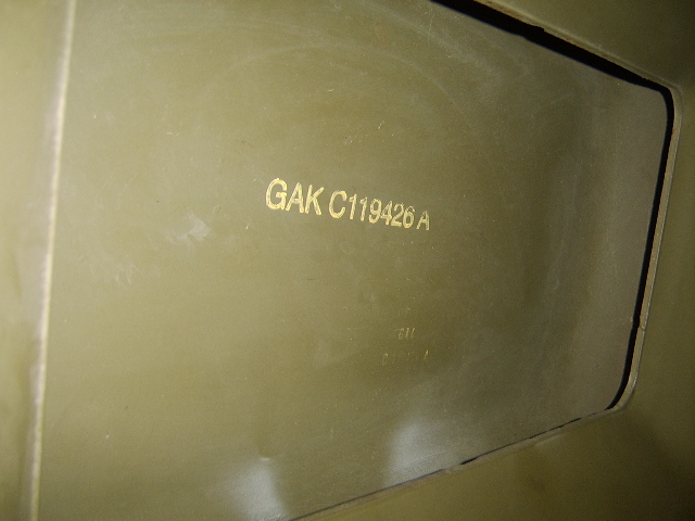 part number stamp inside engine decks