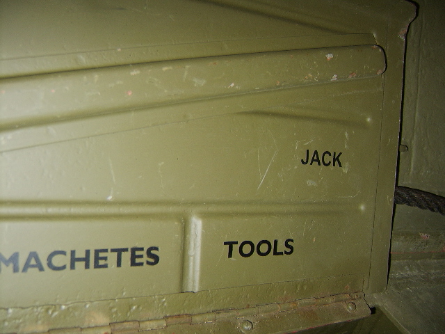 R/H front locker lid decals