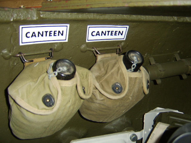 Canteen decals in turret