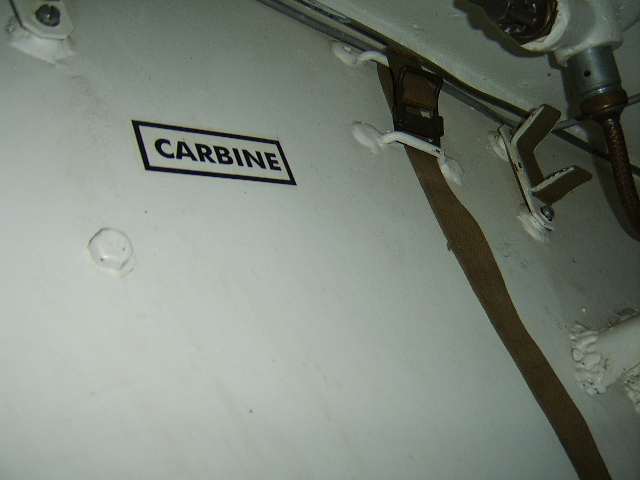 carbine decal on driver's side wall