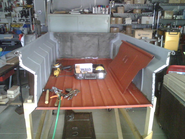 View of front with panel gone
