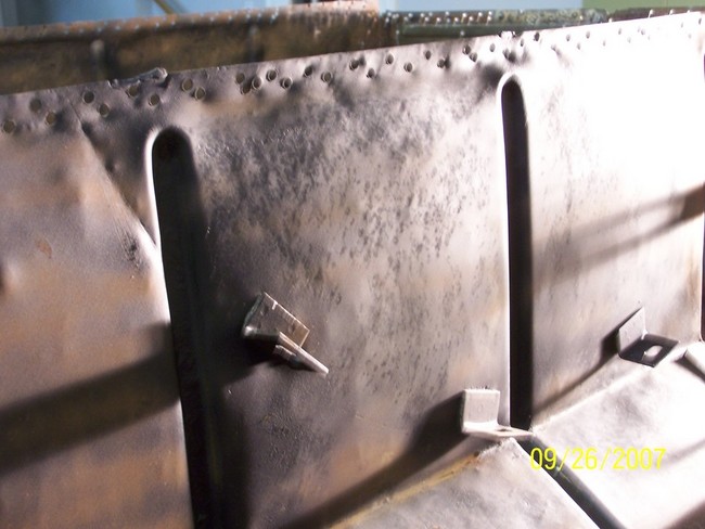 Dents removed from side panel