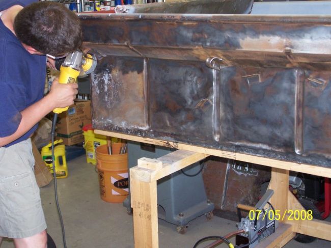 Preping sides for primer
