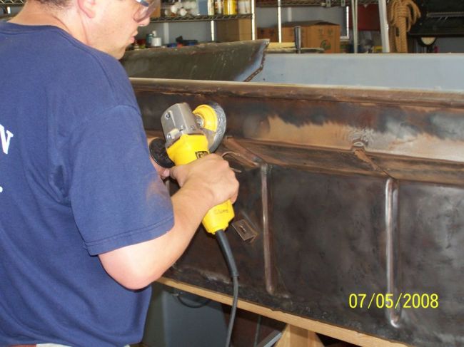 Preping sides for primer