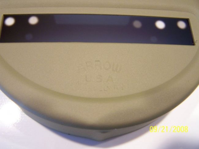 Right side Tail light cover ARROW Mfg.