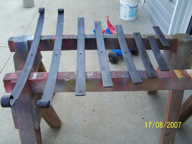 Leaf spring rebuild