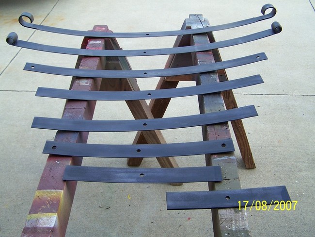 Leaf spring rebuild