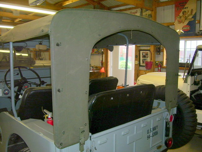 1967 NOS Kaiser CJ3B Canvas Top