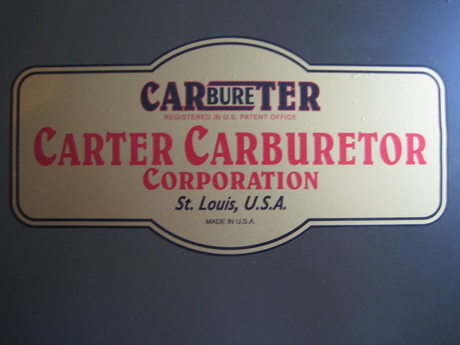 Carter tool box decal