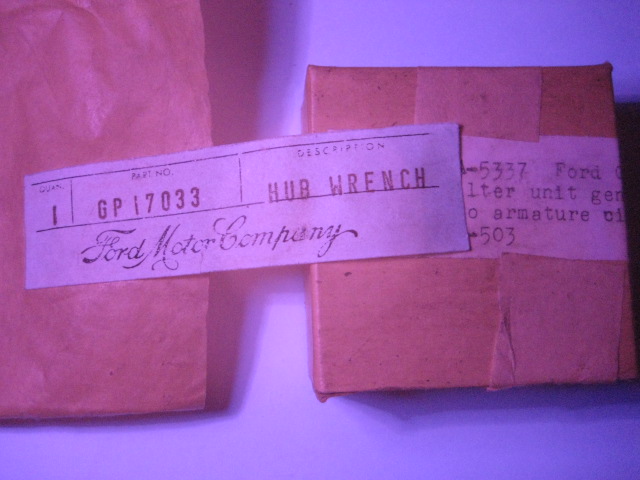 Hub Wrench Frod GP17033 label