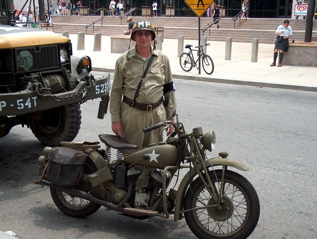 Ted Ballard and Motorcycle