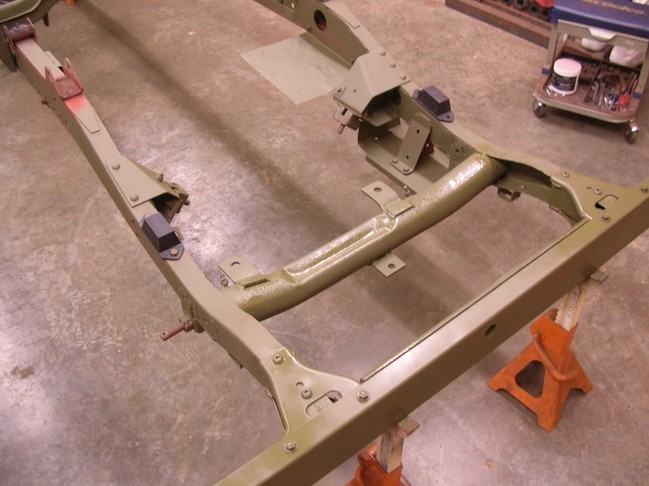 Front crossmember and frame repaired