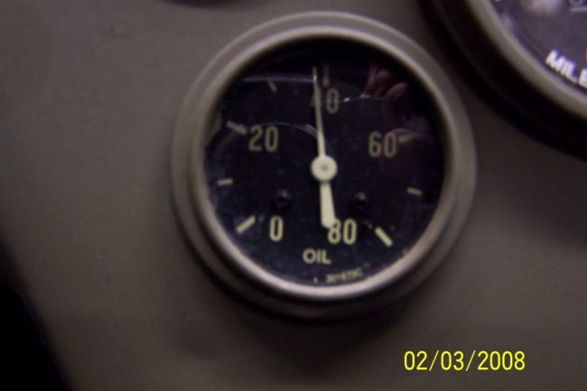 Willys oil pressure
