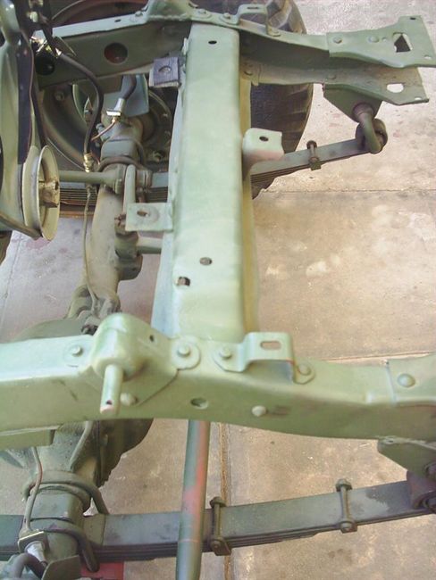 1943 gpw ford jeep front cross member