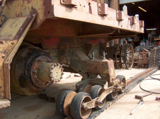 ready to remove bogie clusters
