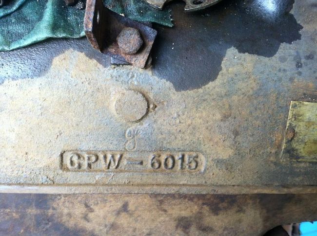 1942 GPW Engine Markings