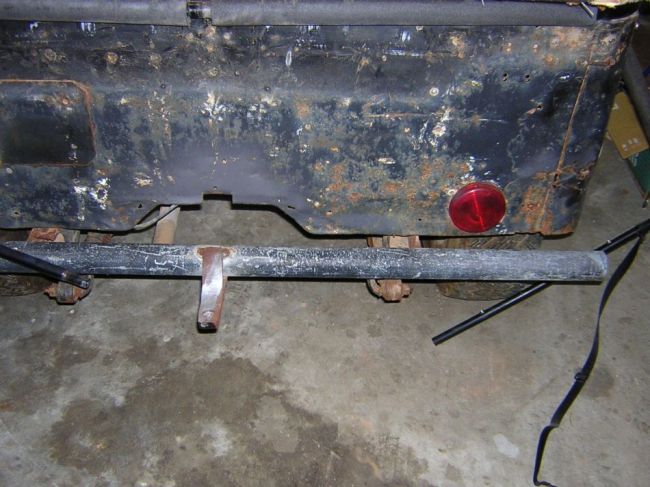 Rear of body