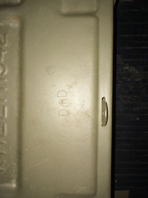 ammo box in jeep- under passenger seat