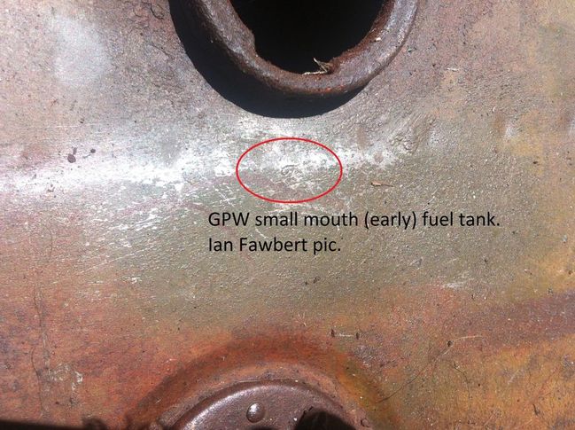 GPW small mouth fuel tank